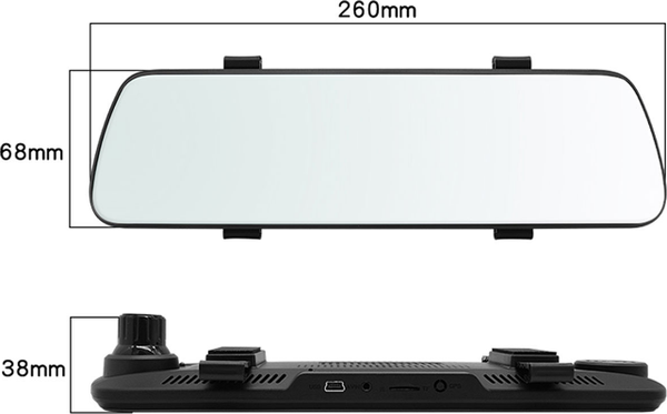 Изображение товара Видеорегистратор-зеркало Ritmix AVR-9100