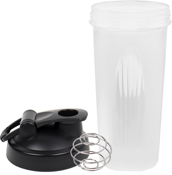 Изображение товара Шейкер спортивный Darvish DV-S-87CL (600мл, черный/прозрачный)