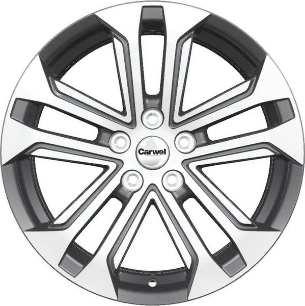 Литой диск Carwel Куж 18x7" 5x114.3мм DIA 60.1мм ET 45мм AGR — фото 3