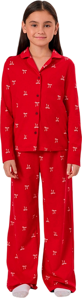 Изображение товара Пижама детская Mark Formelle 567754 (р.140-68, бантики на красном)