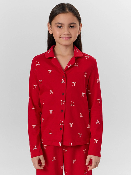 Изображение товара Пижама детская Mark Formelle 567754 (р.140-68, бантики на красном)