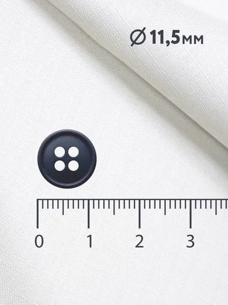 Изображение товара Набор пуговиц Sentex P-003-11.5/4 (48шт, темно-синий)