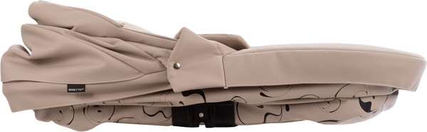 Изображение товара Детская универсальная коляска Bebetto Magnum Light Se Pro 2в1 (01, светло-бежевая кожа, черная рама)