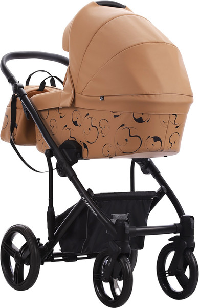 Изображение товара Детская универсальная коляска Bebetto Magnum Light Se Pro 2в1 (04, рыжая кожа, черная рама)