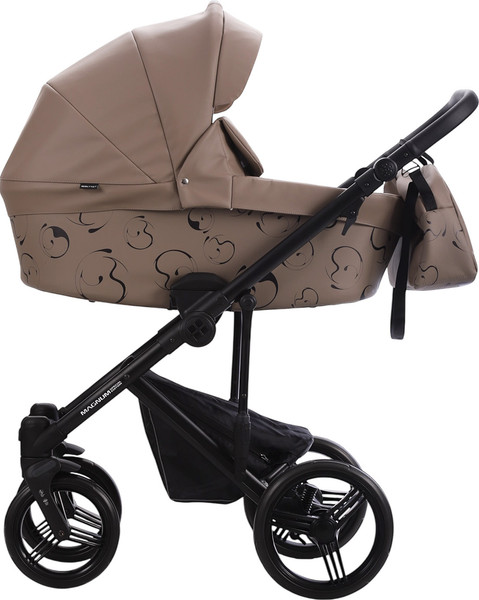 Изображение товара Детская универсальная коляска Bebetto Magnum Light Se Pro 2в1 (05, темно-бежевая кожа, черная рама)