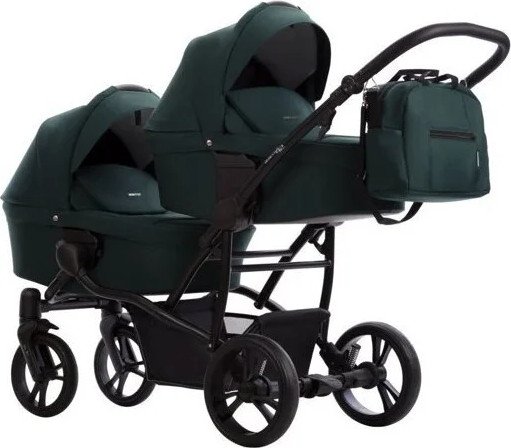 Изображение товара Детская универсальная коляска Bebetto Для двойни 42 (зеленый)