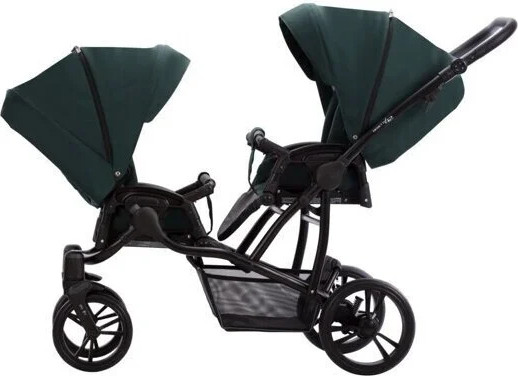 Изображение товара Детская универсальная коляска Bebetto Для двойни 42 (зеленый)