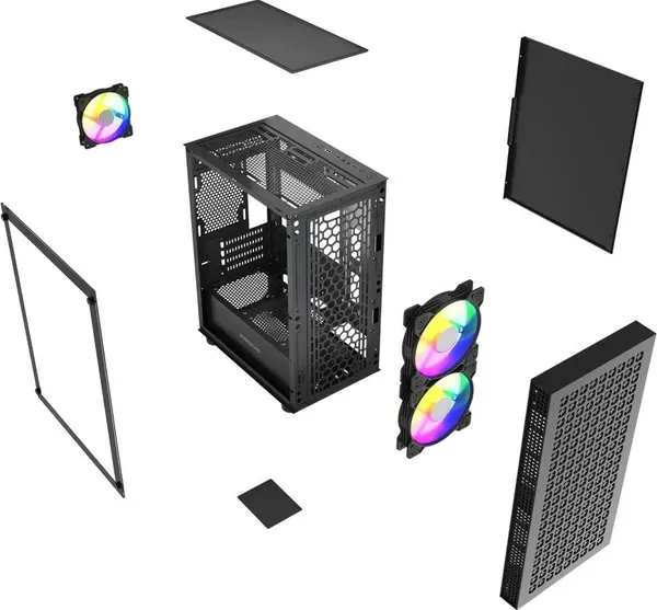 Изображение товара Корпус для компьютера Powercase Mistral Micro EM18 / CMMEM18B-A3