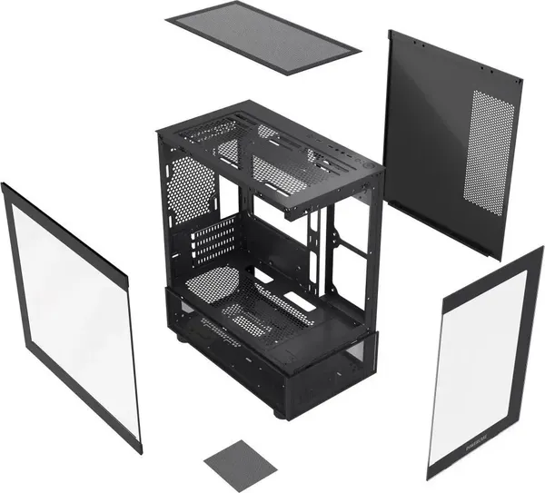 Изображение товара Корпус для компьютера Powercase Vision Micro M2 / CVMBM2-L0 (черный)
