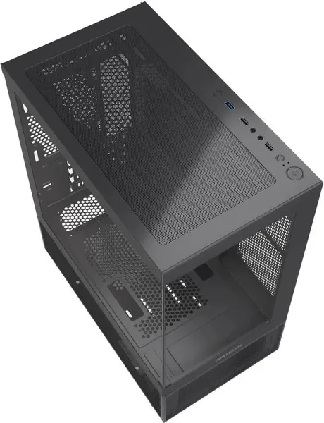 Изображение товара Корпус для компьютера Powercase Vision Micro M2 / CVMBM2-L0 (черный)