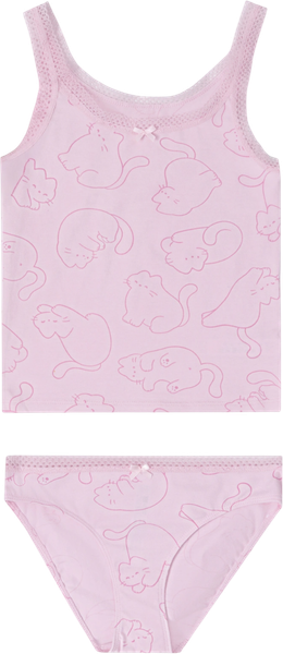 Изображение товара Комплект бельевой детский Mark Formelle 447008 (р.122-60, котики на розовом)