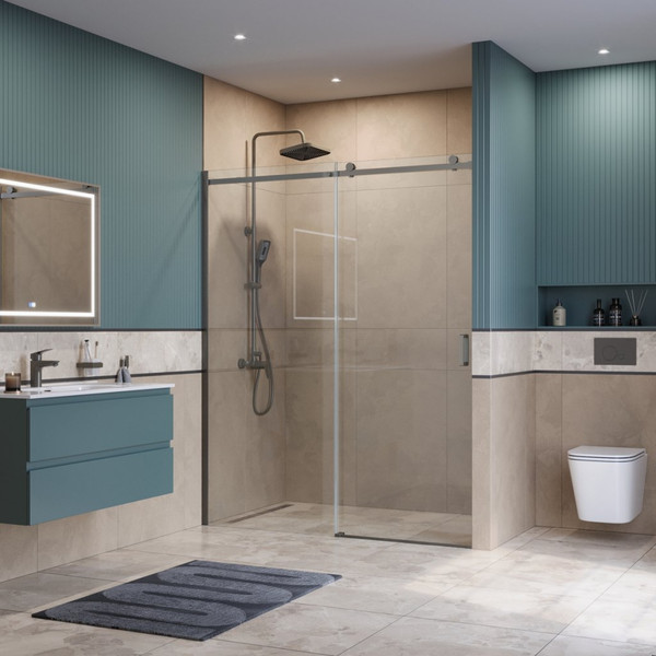 Изображение товара Душевая дверь BelBagno SOFT_CLOSE-2-BF-1-150-C-GM
