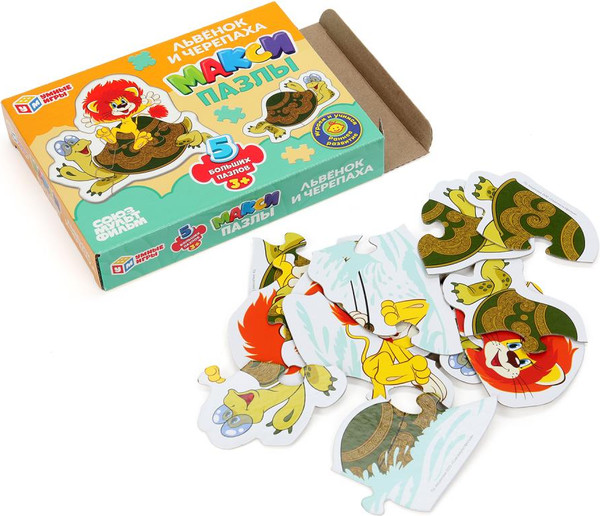 Изображение товара Развивающая игра Умные игры Макси Союзмультфильм Львенок и Черепаха / 4630395014106