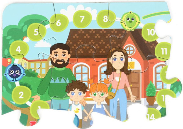 Изображение товара Настольная игра Умные игры Пазл-ходилка Синий Трактор / 4630395044066