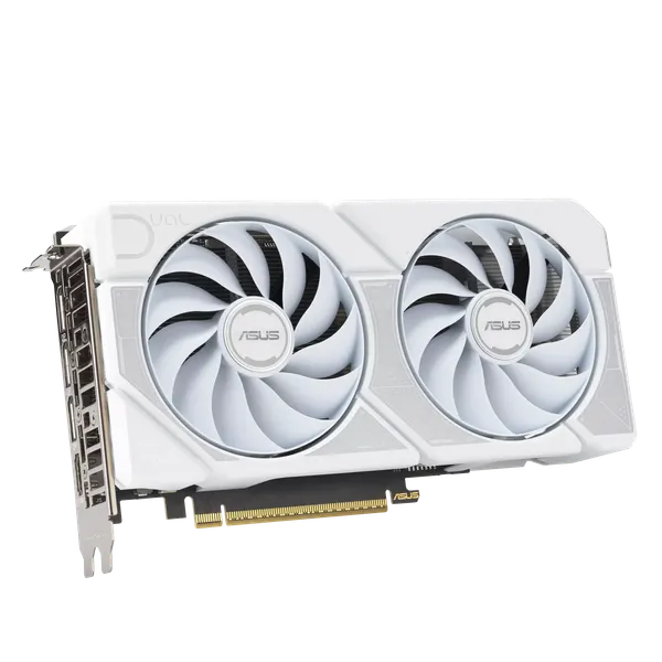 Изображение товара Видеокарта Asus GeForce RTX 5060TI OC Edition (DUAL-RTX5060TI-O16G-WHITE)