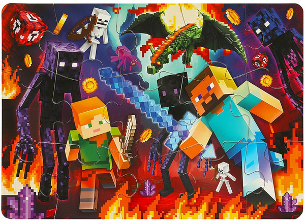 Изображение товара Набор пазлов Умные игры По мотивам Minecraft / 4660254443792