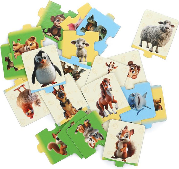 Изображение товара Развивающая игра Умные игры Вагончики Мамы и малыши / 4630395008358