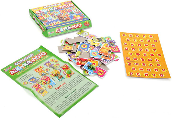 Изображение товара Развивающая игра Умные игры Большая Азбука-Лото / 4660254478824
