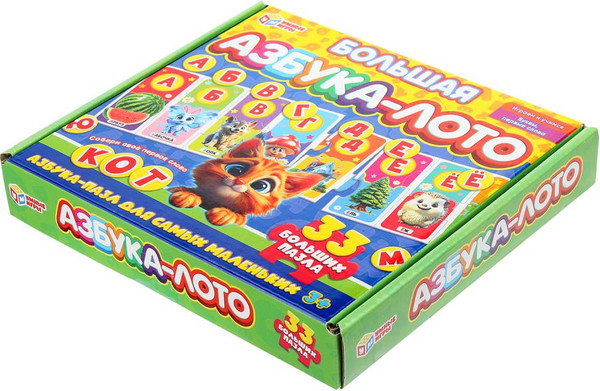 Изображение товара Развивающая игра Умные игры Большая Азбука-Лото / 4660254478824