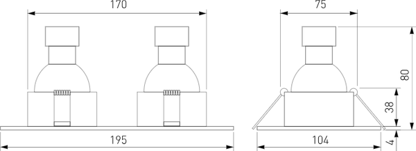 Изображение товара Точечный светильник Elektrostandard 15700/02 GU10 (черный)