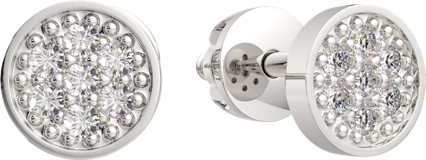 Изображение товара Серьги из белого золота ZORKA 3D00395.14K.W (с бриллиантами)