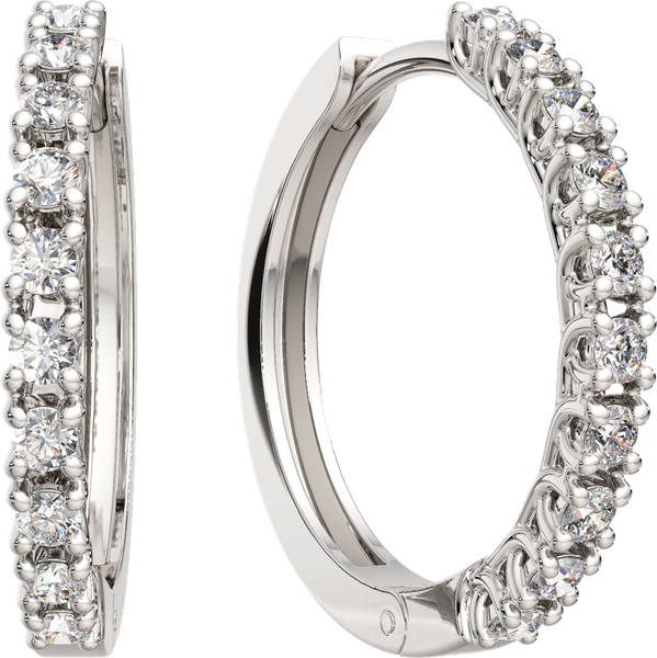 Изображение товара Серьги из белого золота ZORKA 3D00424.14K.W (с бриллиантами)