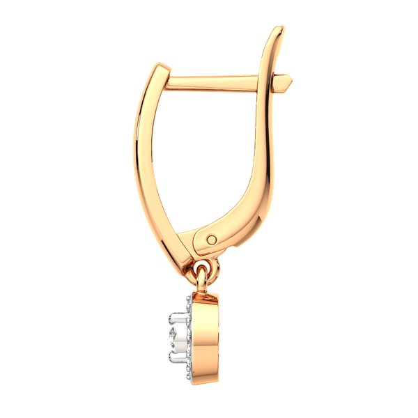 Изображение товара Серьги из комбинированного золота ZORKA 3D00467.14K.B.ZZ (с бриллиантами)