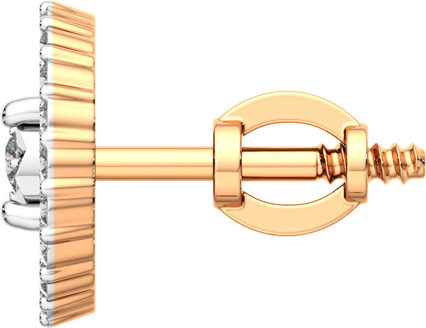 Изображение товара Серьги из комбинированного золота ZORKA 3D00541.14K.B.ZZ (с бриллиантами)