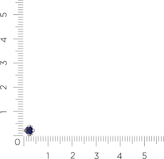 Изображение товара Серьги из белого золота ZORKA 3P1026.14K.W.ZZ (с сапфирами)