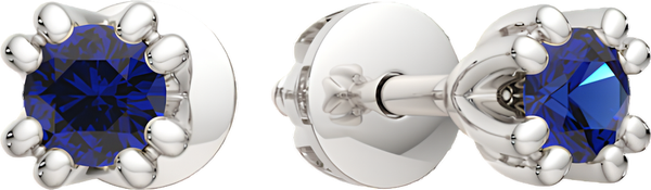 Изображение товара Серьги из белого золота ZORKA 3P1029.14K.W (с сапфирами)