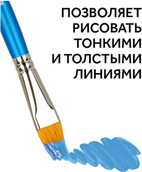 Изображение товара Кисть для рисования ГАММА Cинтетика №20 / 280618.08.020