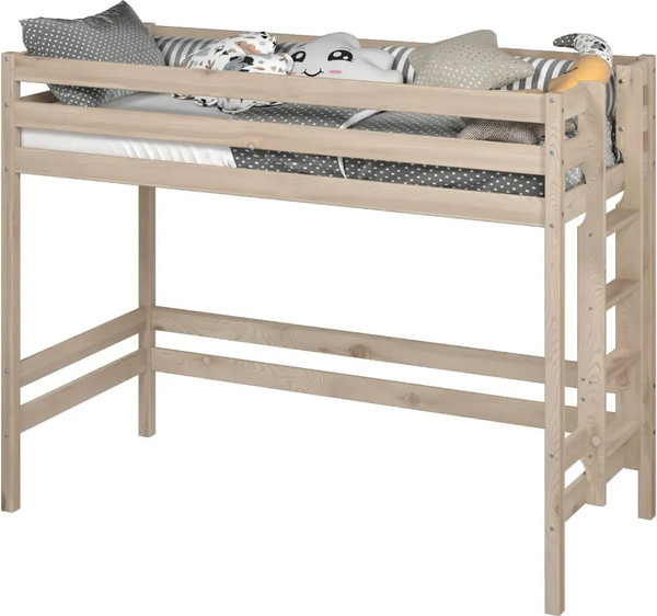 Изображение товара Кровать-чердак детская Савушка Савушка-02 90x200 Wood / КС/ЧР-02-90Х200-БО (без окрашивания)