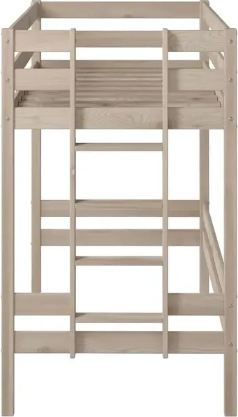 Изображение товара Кровать-чердак детская Савушка Савушка-02 90x180 / КС/ЧР-02-90Х180-БО (без окрашивания)