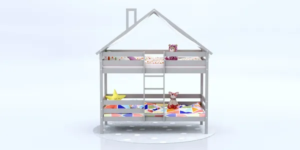 Изображение товара Стилизованная кровать детская Савушка Савушка-06 90x200 / КС-06-2Я-К/К-90х200 (капучино)