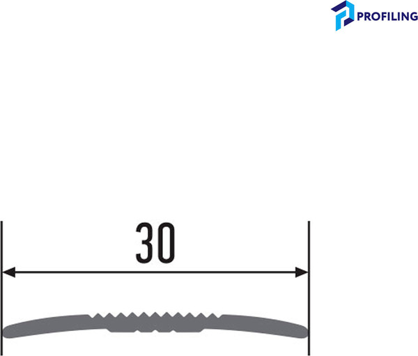 Изображение товара Порог Profiling LPP-30 (2.7м, серебристый)