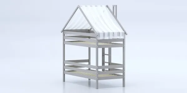 Изображение товара Стилизованная кровать детская Савушка Савушка-06 90x180 / КС-06-2Я-К/К-90х180 (капучино)