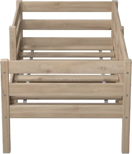 Изображение товара Кровать-тахта детская Савушка Савушка-11 80x160 / КС-11-80х160-БО (без окрашивания)