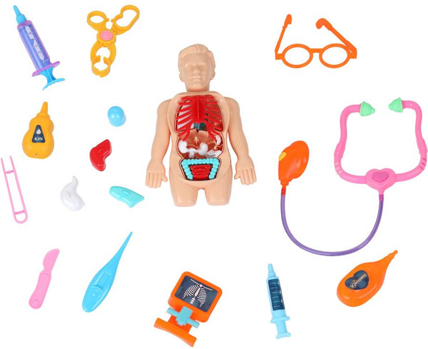 Изображение товара Набор доктора детский IQ Эксперимент Опыты анатомия тело человека / ST0034925W-R