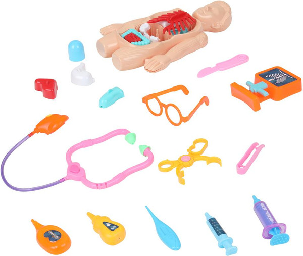 Изображение товара Набор доктора детский IQ Эксперимент Опыты анатомия тело человека / ST0034925W-R