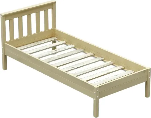 Изображение товара Односпальная кровать Савушка Савушка-10 90x200 / КС-10-БО-90х200 (без окрашивания)