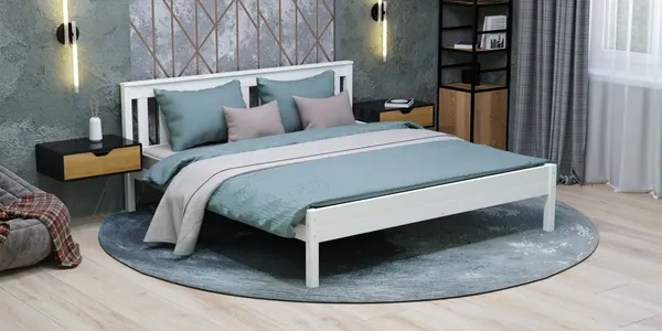 Изображение товара Двуспальная кровать Савушка Савушка-10 180x200 (белый)