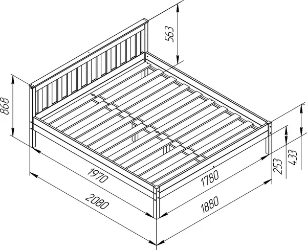 Изображение товара Двуспальная кровать Савушка Савушка-10 180x200 (белый)