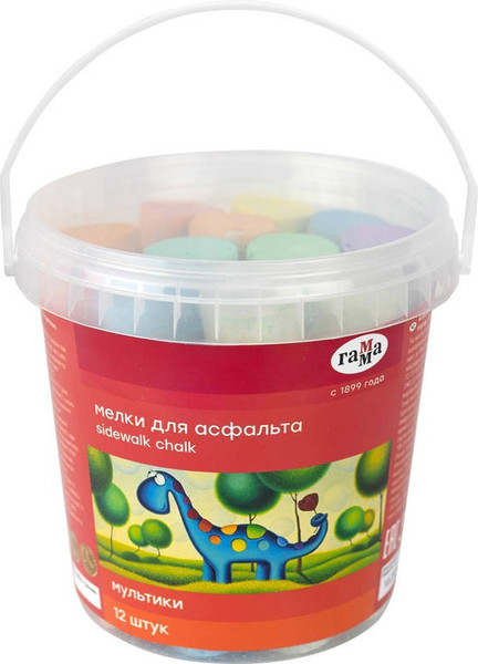 Изображение товара Набор мела канцелярского ГАММА Мультики / 171220212 (12шт)
