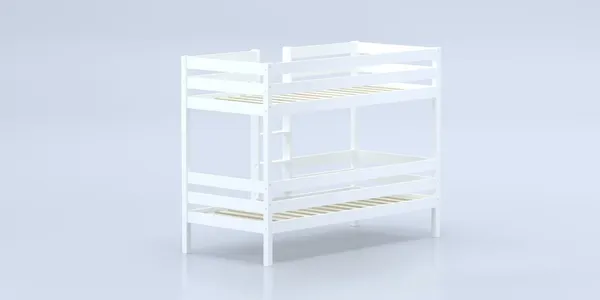 Изображение товара Двухъярусная кровать детская Савушка Савушка-05 80x160 (белый)