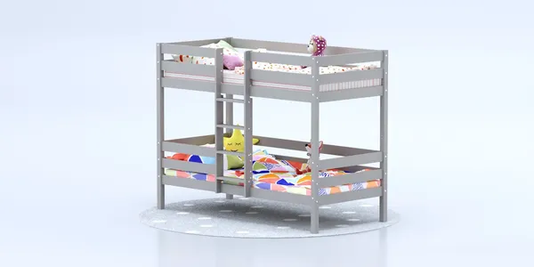 Изображение товара Двухъярусная кровать детская Савушка Савушка-05 80x160 (капучино)