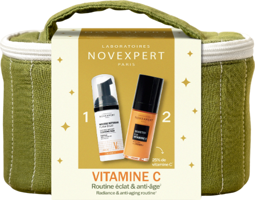 Изображение товара Набор косметики для лица Novexpert Сыворотка Витамин C 30мл+Пенка для умывания Экспресс-сияние 40мл