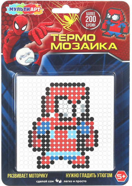 Изображение товара Развивающая игра MultiArt Термомозаика Спайдер / IB400-120522