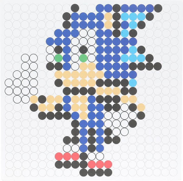 Изображение товара Развивающая игра MultiArt Термомозаика Соник / IB400-120521