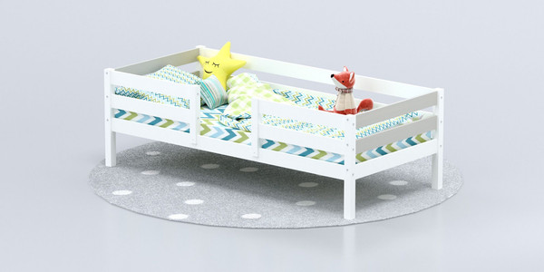 Изображение товара Кровать-тахта детская Савушка Савушка-04 80x160 (серый)