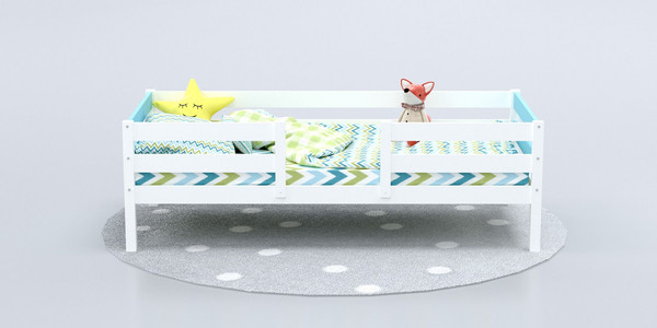 Изображение товара Кровать-тахта детская Савушка Савушка-04 80x160 (голубой)